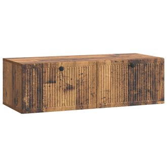 vidaXL Mueble Para Tv De Pared Madera Envejecida 98 X 41 X 30 Cm Vidaxl