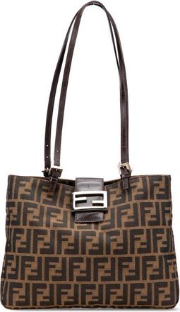 Fendi Pre-owned Fendi Zucca Canvas Shoulder Bag Ladies WVWB19TW34HE1SC8