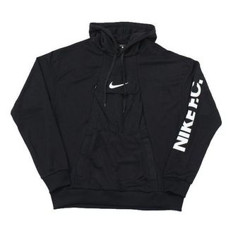 Nike Athleisure Casual Sports Logo Pullover Black CJ2492-010