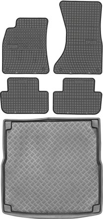 OEM Juego De Alfombrillas De Goma Para Coche Y Maletero Para Audi A4 B8 Kombi (2007-2015)