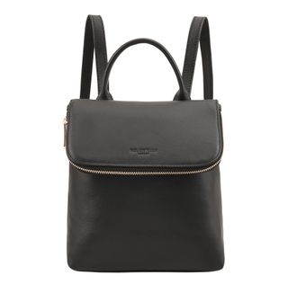 Paul Costelloe Womens Nanay Black Leather Backpack Bag - One Size