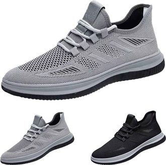 Generic Mens Indoor Tennis Shoes, Trainers, Non-Slip Trainers, Breathable Jogging Shoes, Flat Sole, Fitness Shoes, Fashionable Mens Shoes, Lightweight Running