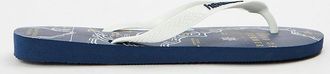 Havaianas Womens Womens Hav. Top Nautical Navy Blue White N Flip Flops - Size: 7/6.5/6