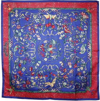 Herm&egrave;s Pre-owned Hermes Pierres D Orient Et D Occident Silk Scarf 90 Ladies 9LPE6GGQTNGGRGOD
