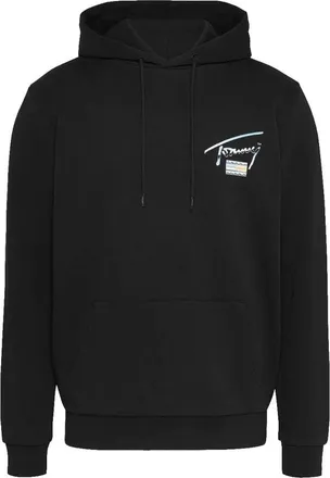 Tommy Hilfiger Metallic Urban Elegance Sweatshirt - Heren - Hoodies - Zwart - 2XL - Katoen - Hoodies & sweatvesten