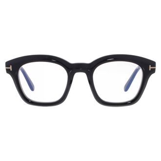 Tom Ford Blue Light Block Square Mens Eyeglasses FT5961-B 001 49