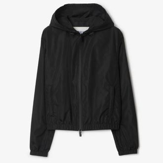 Burberry Knight Stamp Nylon Jacket, Size Medium