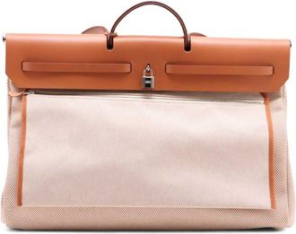 Herm&egrave;s Pre-owned Hermes Toile and Vache Hunter Herbag Zip Cabine 50 Ladies MOY1C27EK80S0T7O