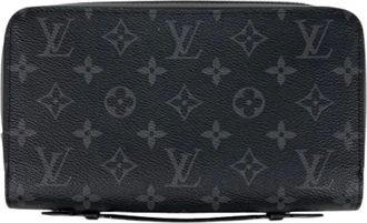 Louis Vuitton Pre-owned Clutches, male, Black, Size: ONE SIZE Pre-owned Zippy XL Wallet