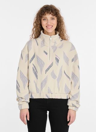 Ragwear Sweatshirt RAGWEAR IZZAR PRINT, Damen, Gr. XXL, pastel combo, Sweatware, Obermaterial: 70% Baumwolle, 30% Polyester, bedruckt, gemustert, normal, Rund