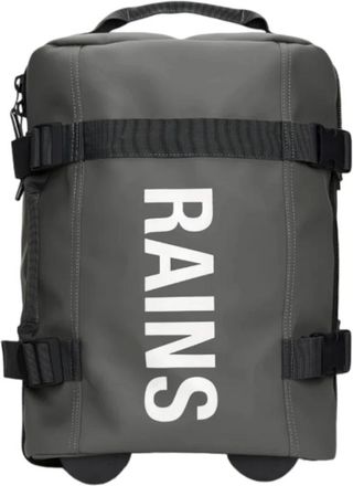 Rains Grijze Reisbagage Set - unisex - Handbagage koffer - Grijs - ONE Size - Koffers