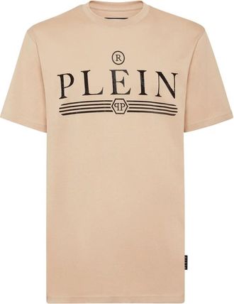 Philipp Plein Heren, Tops, Beige, Maat: XL Katoen