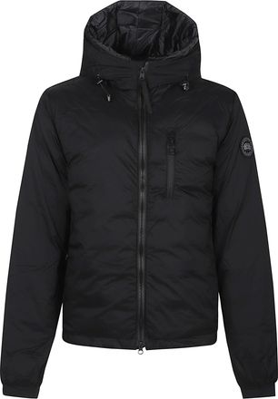 Canada Goose Black Lodget Padded Zip-Through Knit