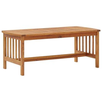vidaXL Coffee Table 40.2x19.7x16.9 Solid Acacia Wood, 310255