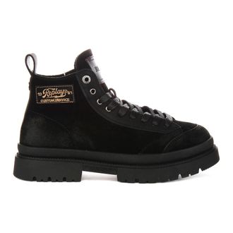 Replay Lace-up Boots, male, Black, 9 UK, Sandtown Mount2 Lace-up Ankle Boots