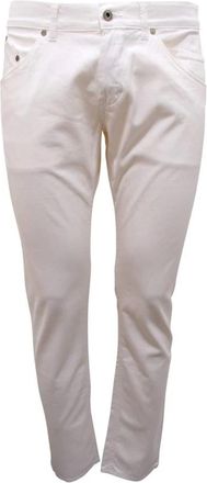 Dondup Heren, Broeken, Wit, Maat: W33 Katoen