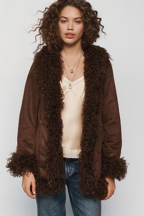 Scotch & Soda Liv Faux Fur Jacket