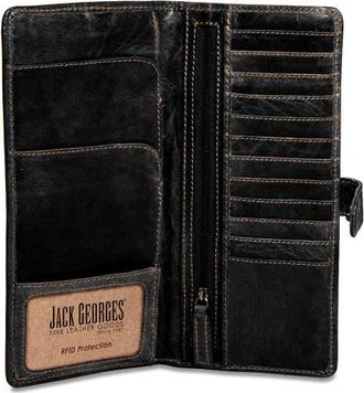 Jack Georges Voyager Travel Wallet in Black at Nordstrom