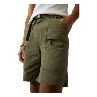 Guess Casual Shorts, male, Green, Size: XL Utility Shorts
