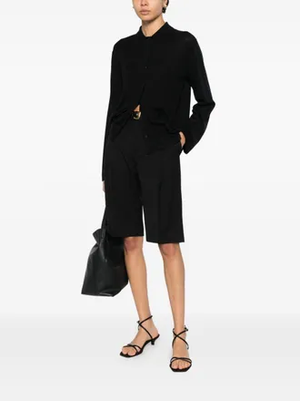 Soft Goat Cashmere Cardigan - Black