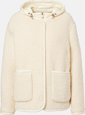 Moncler Piumino Hylesine in misto lana e cotone