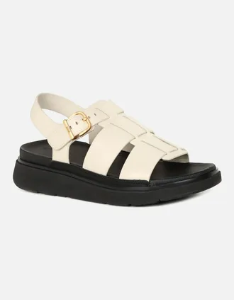 FitFlop Fitflop Womens Gen-FF Fisherman Womens Sandals - White - Size: 6.5