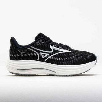 Mizuno Womens Wave Rider 29 Shoes In Black Sand/white