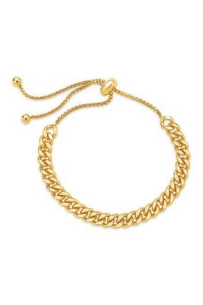 Sterling Forever Gold Plated Chain Link Bolo Bracelet at Nordstrom Rack