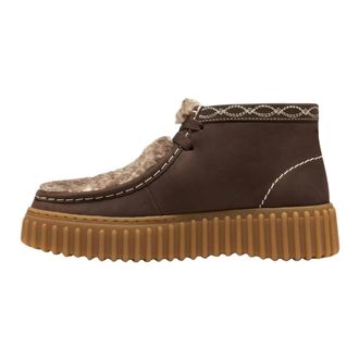 Clarks Torhill Moss Enkellaarzen - Dames - Schoenen - Bruin - Maat: 41 EU