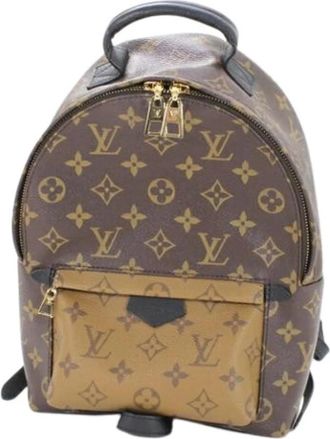 Louis Vuitton Pre-owned Vintage Rugzak - unisex - Vintage Rugzakken - Bruin - ONE Size - Vintage