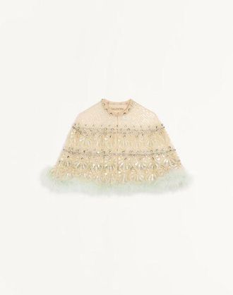 Valentino Cappa In Tulle Illusione Ricamata Donna MULTICOLOR 42