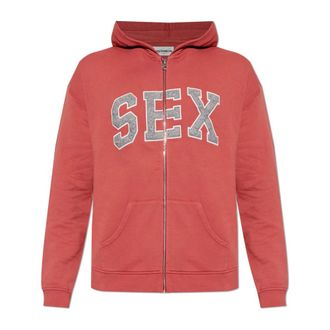 Carne Bollente Zip-throughs, unisex, Red, Size: XL Hooded Sweatshirt