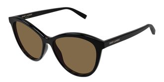 Saint Laurent SL 456 009 Womens Sunglasses Black Size 57 - Free RX Lenses - Free RX Lenses