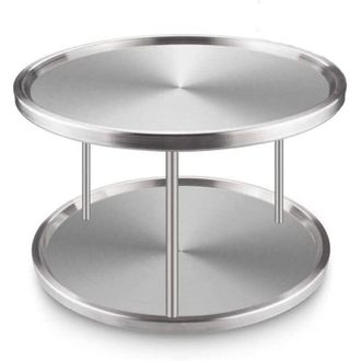 OEM Estante Para Especias Giratorio De 360 Grados Y Soluci&oacute;n De Almacenamiento: Para Mesa De Cocina Y Refrigerador, Ahorra Espacio, Organizado Y Giratorio