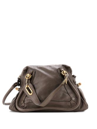 Chlo&eacute; Paraty Top Handle Bag Leather Medium satchel - Brown