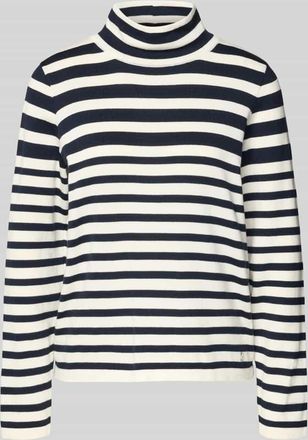 Brax Brax Strickpullover mit Stehkragen Modell LESLEY in Marine, Größe 36