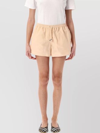 Burberry nylon blend drawstring short shorts