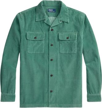 Polo Ralph Lauren Ribfluwelen overhemd met lange mouwen - Groen