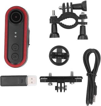 OEM C&aacute;mara Trasera Para Bicicleta, C&aacute;mara Con Luz Para Bicicleta, 3500 Mah, Ipx6, Grabaci&oacute;n En Bucle, Gran Angular De 150&deg; Para Conducci&oacute;n Nocturna