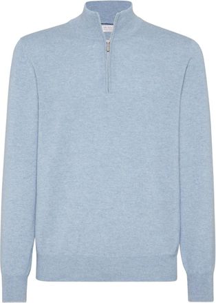 Brunello Cucinelli Maglione in cashmere - Blu