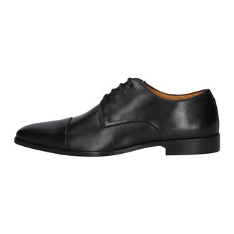 Stefano Lauran Art-4002 Veterschoen - Heren - Schoenen - Zwart - Maat: 45 EU Leer