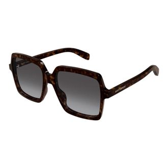 Saint Laurent Square Sunglasses - female - Saint Laurent - Sunglasses - Brown - 56 MM - Accessories