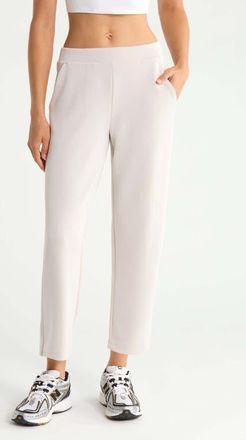 Zella Soft Luxe Ankle Pants in Grey Pebble at Nordstrom, Size Xx-Large