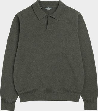 Rodd & Gunn Men & apos;s Kingswood Johnny-Collar Polo Sweater