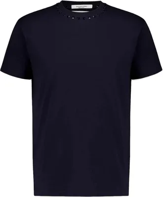 Valentino Rockstud T-Shirt Navy 4V3MG08X959598