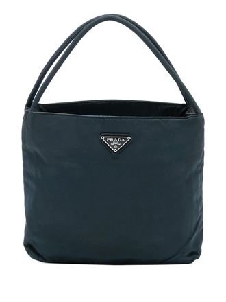 Prada 2000-2012 Tessuto tote bag - Verde