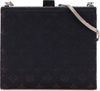 Louis Vuitton Pre-owned Womens Monogram Canvas Clutch - Black Textile - One Size
