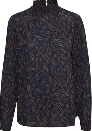 Kaffe Tops - Dames - Blouses - Blauw - M - Overhemden