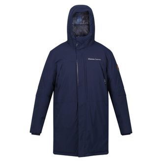 Regatta Mens Christian Lacroix Padded Long Waterproof Jacket (Navy) - Size 2XL