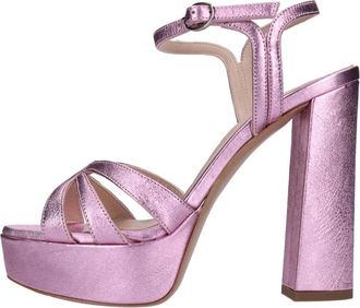 Marc Ellis Sg 6047 Pegasobarbie - Dames - Sandalen met hakken - Roze - 40 EU - Leer - Schoenen